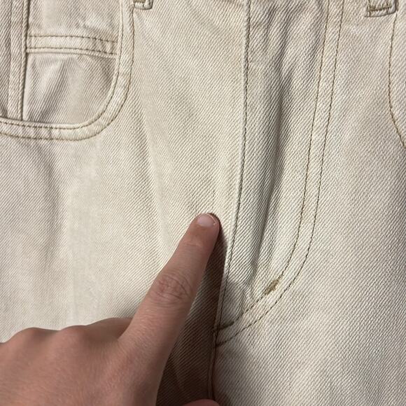 ISABEL MARANT ETOILE Off-White Vendelia Jeans Size 34 (US 24) - Picture 2 of 8